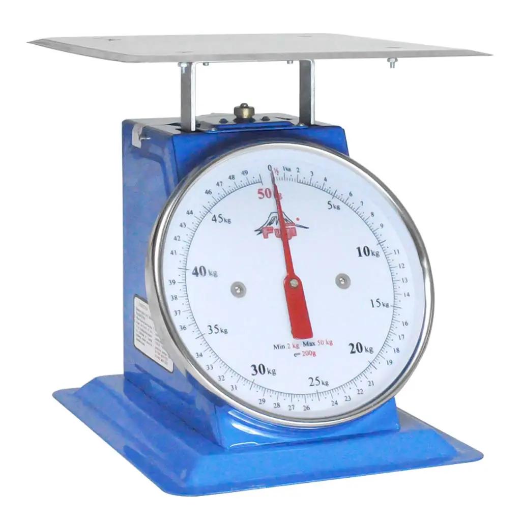 Fuji Dial Table Scale, 50 kg x 200 g, Flat Plate | #1 Weighing Scale ...